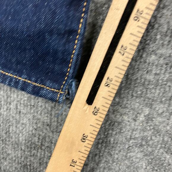 Levi's 501 Jeans Womens W27 L30 Dark Wash Skinny Fit Straight Leg Stretch Denim - Picture 4 of 13